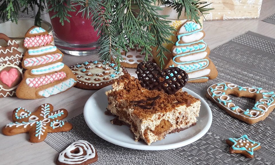 Ciasto z pierniczków i mascarpone