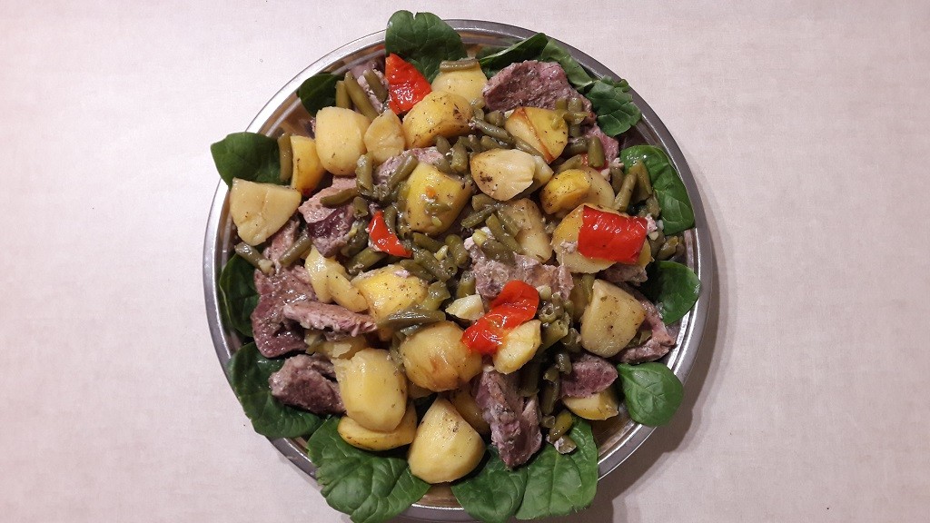 Karczek z ziemniakami i papryką