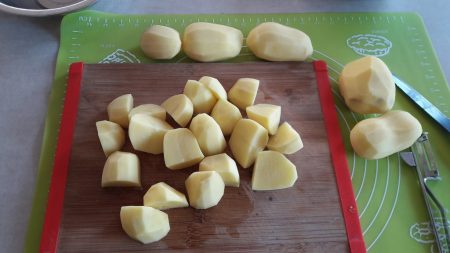 Karczek z ziemniakami i papryką