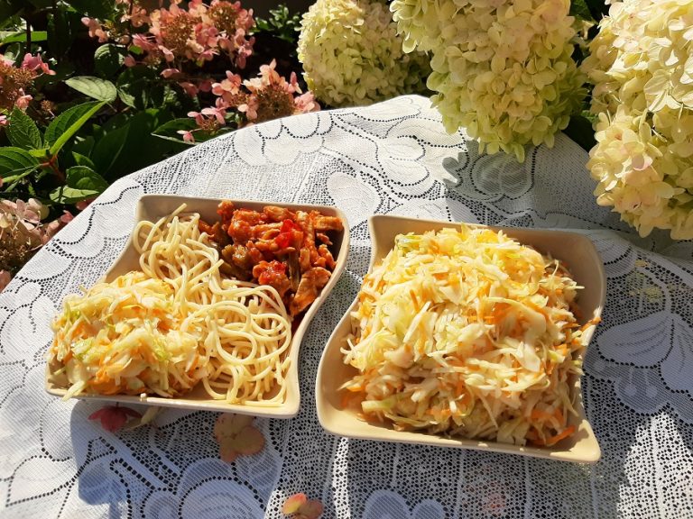 Surówka Z Kiszonej Kapusty Jak U Chińczyka www.pasibrzuszek.pl