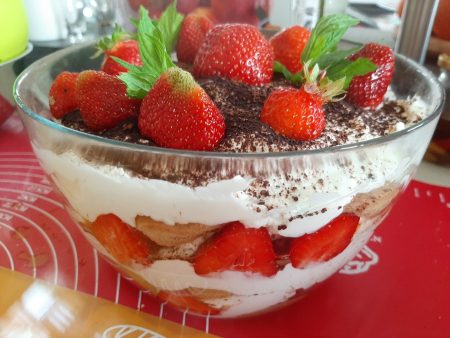 Tiramisu z truskawkami