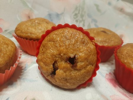 Muffinki bananowe z czekoladą