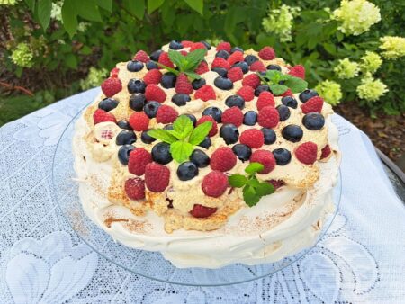 Kawowa Pavlova – beza idealna