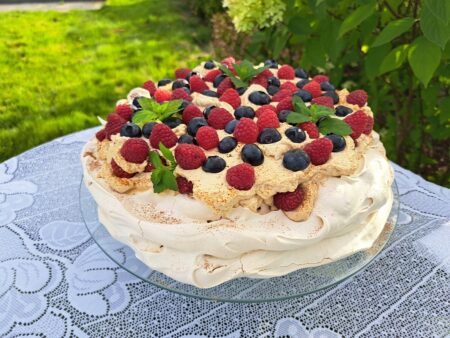 Kawowa Pavlova – beza idealna