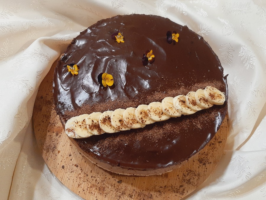 Tort bananowo-czekoladowy